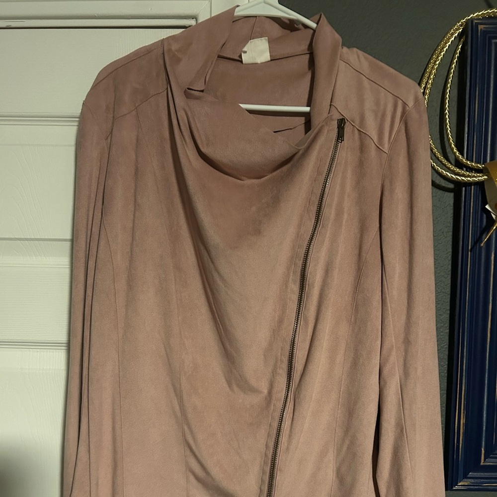 Elegant Pink Drape Blouse by Mote